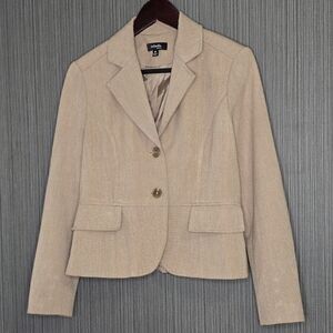 Rafaella Petite Women's Beige Blazer, 4P